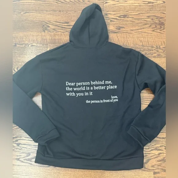 Hoodie sweatshirt Keep the kids safe Black Grand Mingo You are enough Red XL - Picture 5 of 13